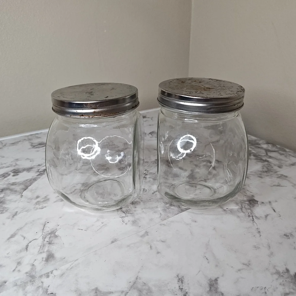 Glass Candy Storage Jars with Lid